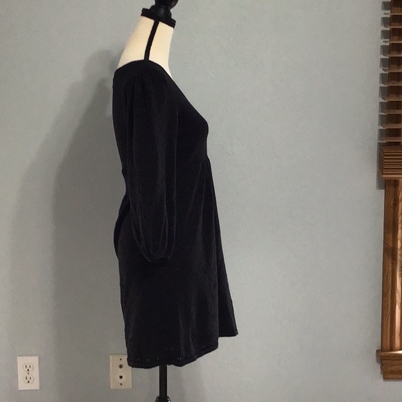 H&M BLACK SPARKLY MINI DRESS - Picture 2 of 5